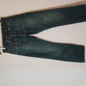 Vintage OG Levi's RED Selvedge Classic Indigo Straight Jeans Rare 31x30